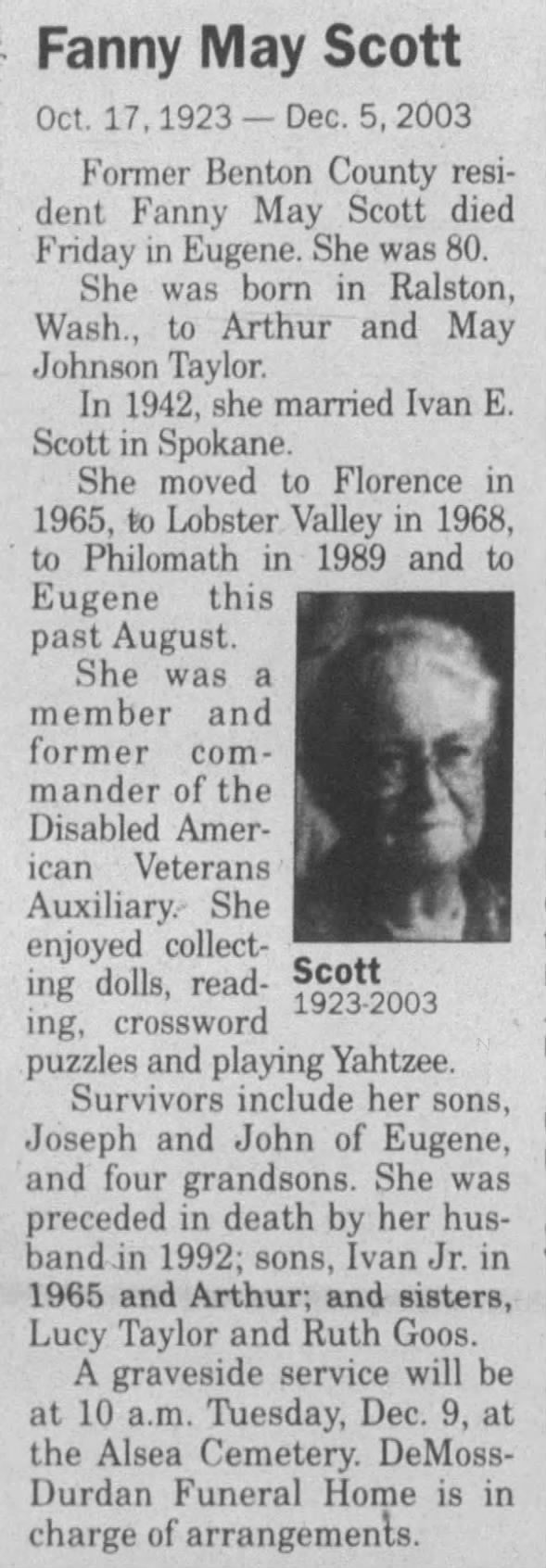 Clipping from Corvallis Gazette-Times